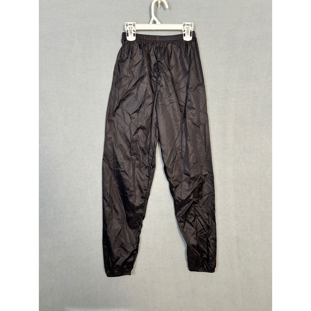 Body Wrappers Kids Black Nylon Dance Warm Up Pants Joggers 12-14 Style 071